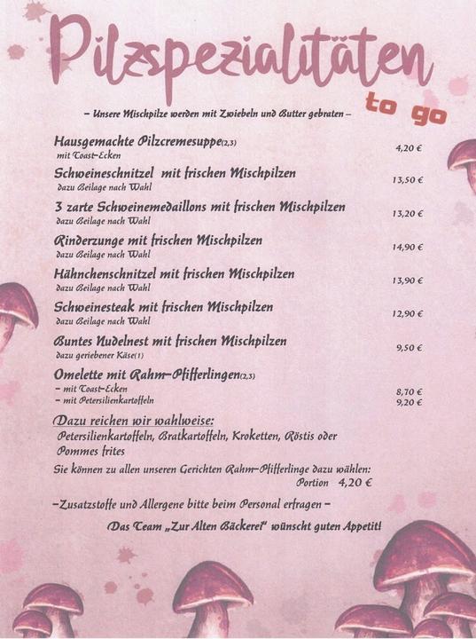 Gaststätte "Zur Alten Bäckerei" Swen und Jana Kiehl GbR